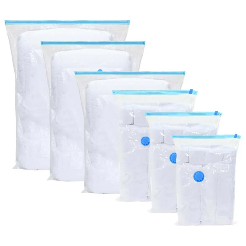 Saugojimo maišeliai 50 pcs Skaidrūs ir mėlyni 130 x 100 cm