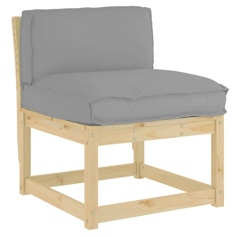 Pagalvėlė Pilka 70 x 40 x 12 cm Oksfordo audinys