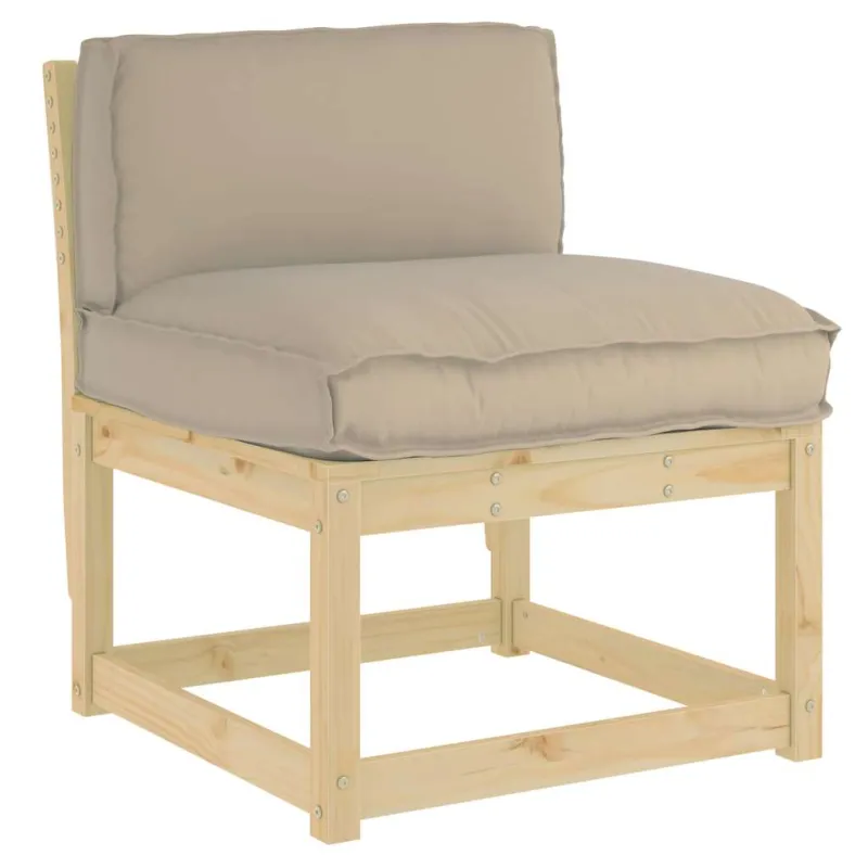 Pagalvėlė Taupe 70 x 40 x 12 cm Oksfordo audinys