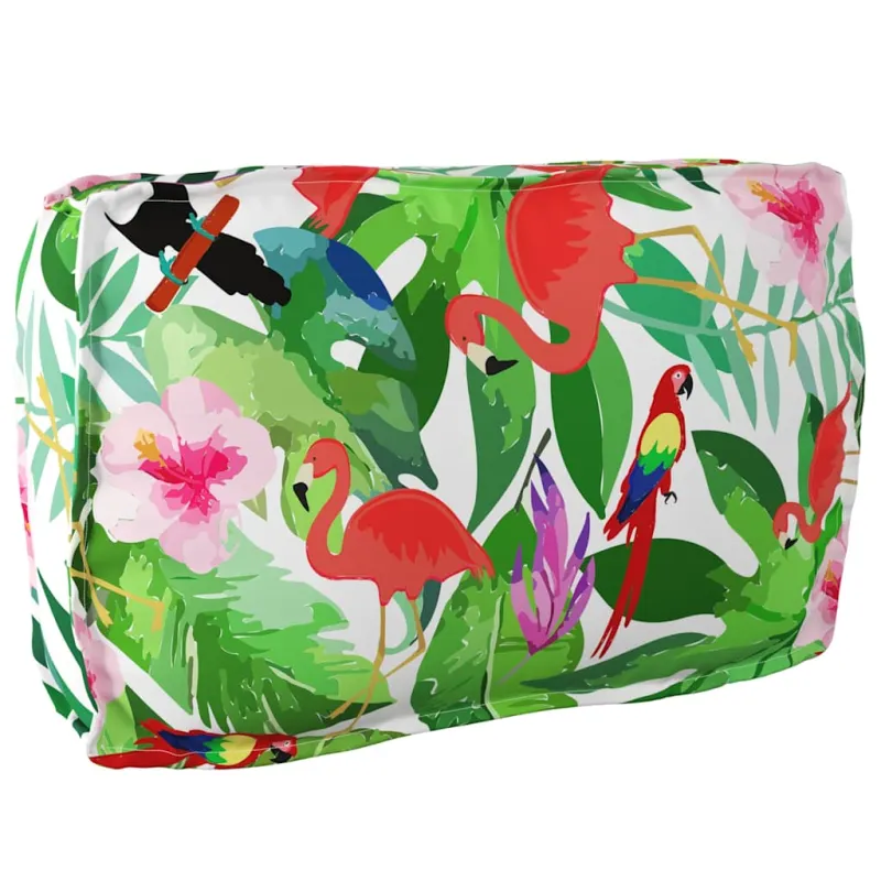 Pagalvėlė Gėlių Įvairiaspalvis 70 x 40 x 12 cm Oksfordo audinys