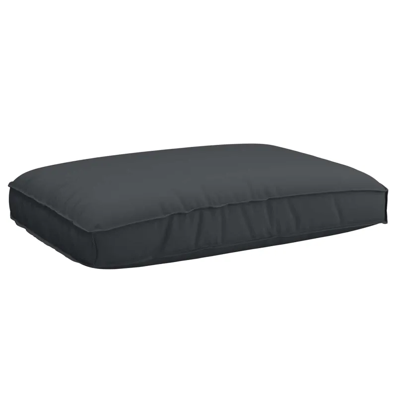 Pagalvėlė Juoda 120 x 80 x 12 cm Oksfordo audinys