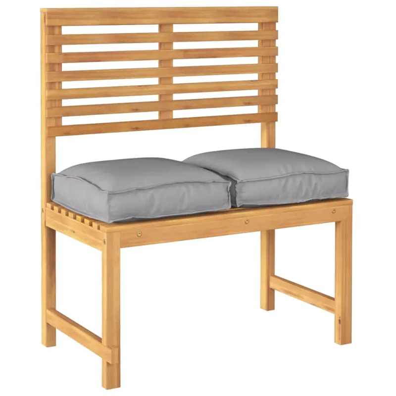 Pagalvėlė 2 pcs Pilka 40 x 40 x 8 cm Oksfordo audinys