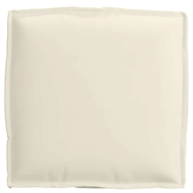Pagalvėlė 2 pcs Kreminė 40 x 40 x 8 cm Oksfordo audinys