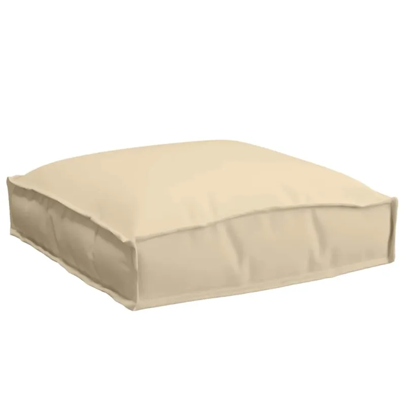 Pagalvėlė 2 pcs Smėlio 40 x 40 x 8 cm Oksfordo audinys
