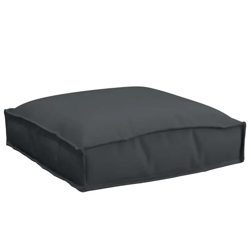 Pagalvėlė 2 pcs Juoda 40 x 40 x 8 cm Oksfordo audinys