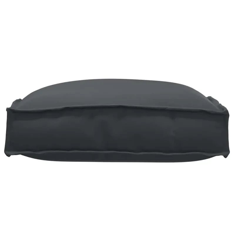 Pagalvėlė 2 pcs Juoda 40 x 40 x 8 cm Oksfordo audinys