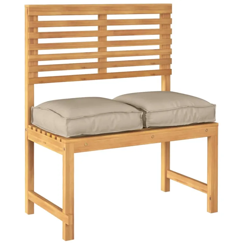 Pagalvėlė 2 pcs Taupe 40 x 40 x 8 cm Oksfordo audinys