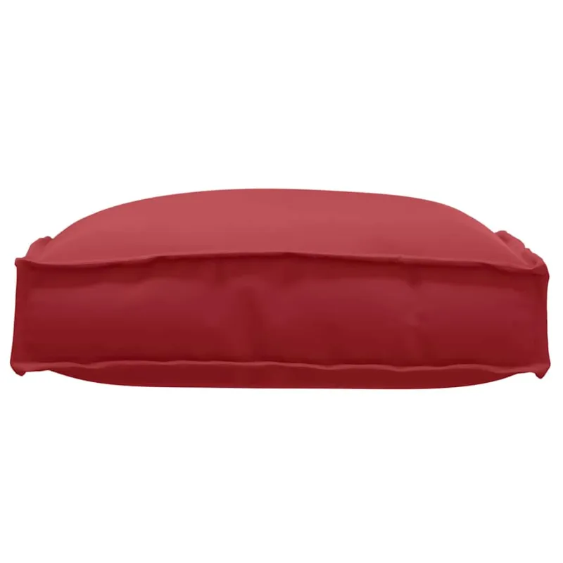 Pagalvėlė 2 pcs Vyno raudona 40 x 40 x 8 cm Oksfordo audinys