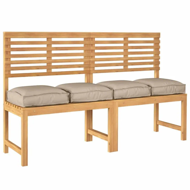 Pagalvėlė 4 pcs Taupe 40 x 40 x 8 cm Oksfordo audinys