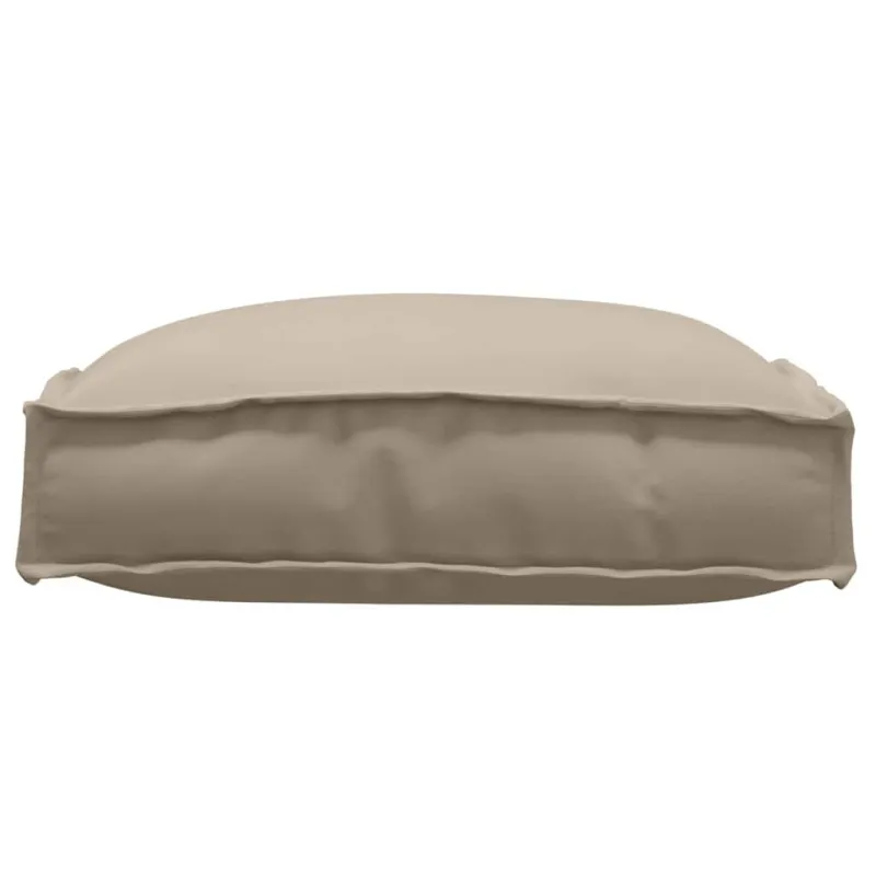 Pagalvėlė 4 pcs Taupe 40 x 40 x 8 cm Oksfordo audinys