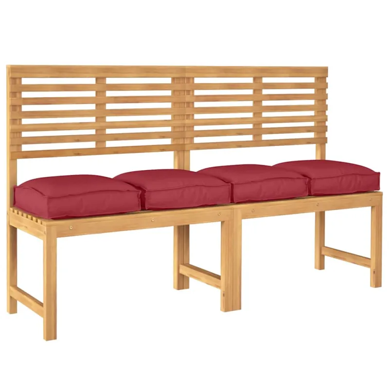 Pagalvėlė 4 pcs Vyno raudona 40 x 40 x 8 cm Oksfordo audinys