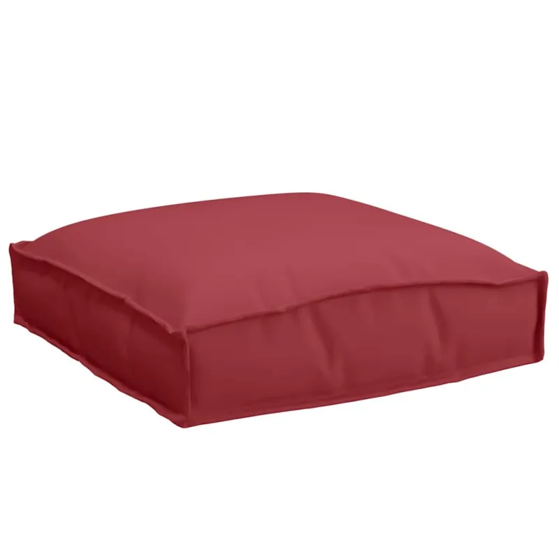 Pagalvėlė 4 pcs Vyno raudona 40 x 40 x 8 cm Oksfordo audinys