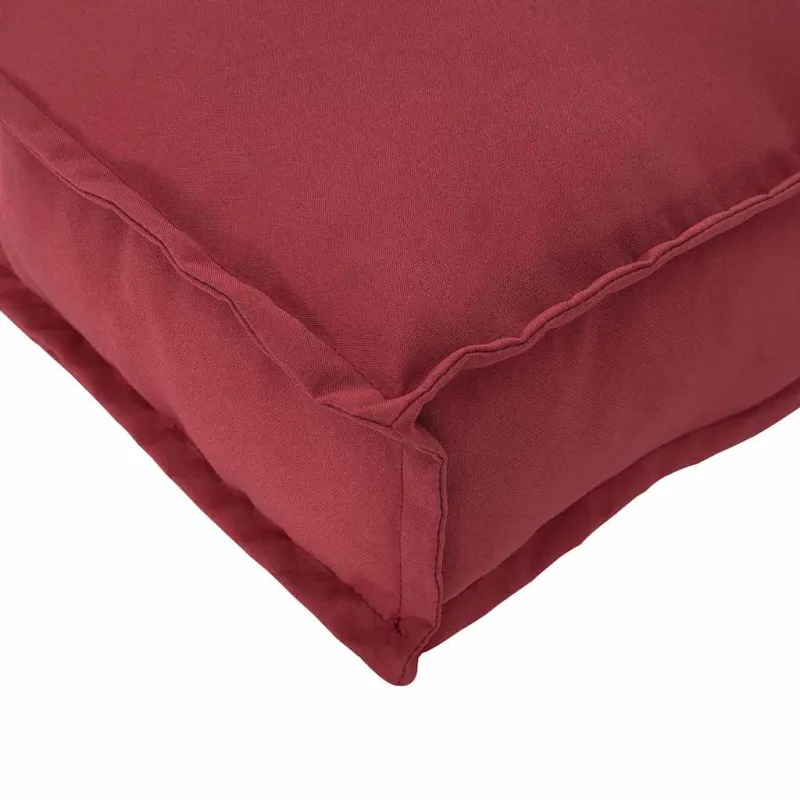Pagalvėlė 4 pcs Vyno raudona 40 x 40 x 8 cm Oksfordo audinys