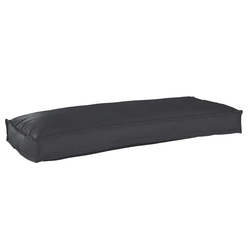 Pagalvėlė Juoda 100 x 40 x 8 cm Oksfordo audinys