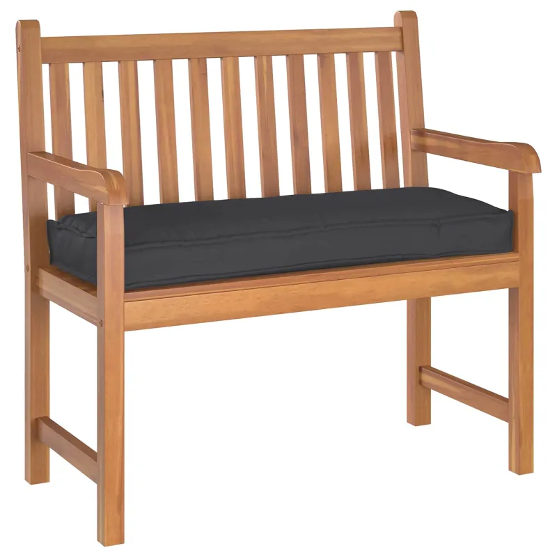 Pagalvėlė Juoda 100 x 40 x 8 cm Oksfordo audinys