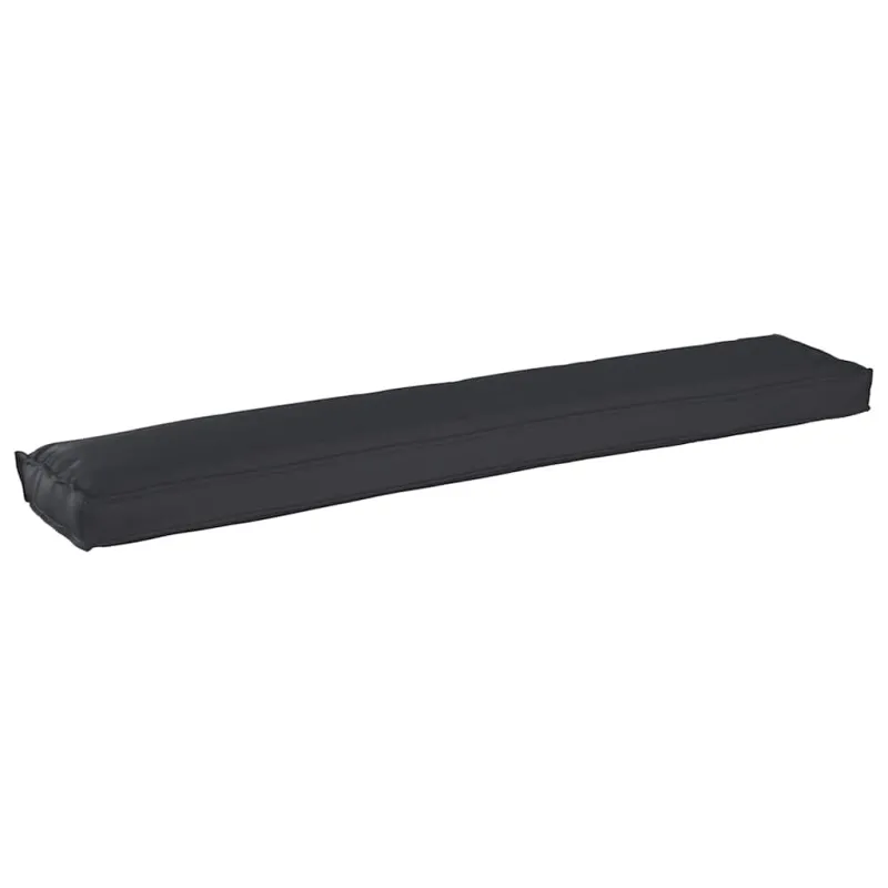 Pallet pagalvė Juoda 200 x 40 x 8 cm Oksfordo audinys