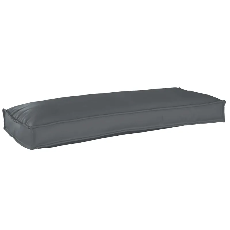Pallet pagalvių rinkinys 2 pcs Antracitas 100 x 40 x 8 cm