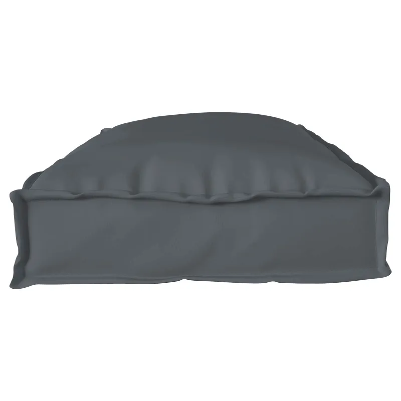 Pallet pagalvių rinkinys 2 pcs Antracitas 100 x 40 x 8 cm