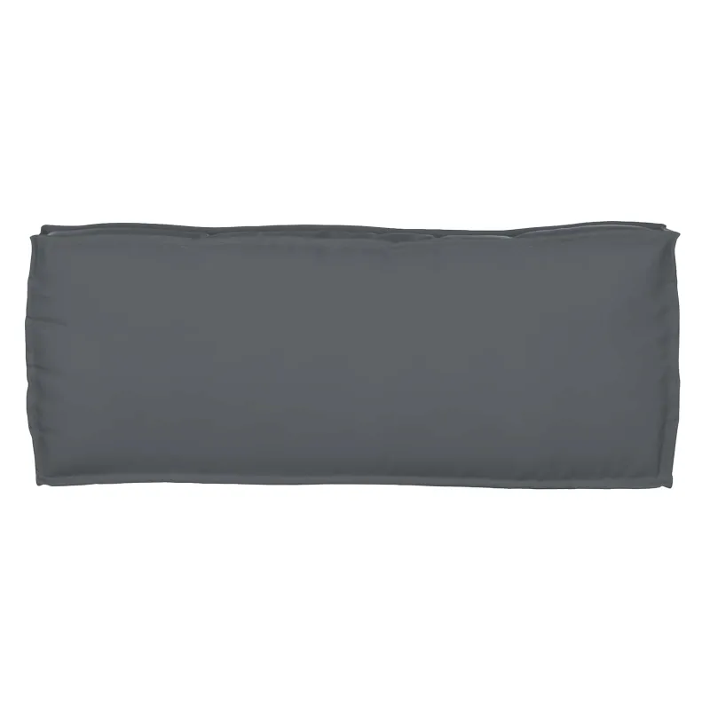 Pallet pagalvių rinkinys 2 pcs Antracitas 100 x 40 x 8 cm