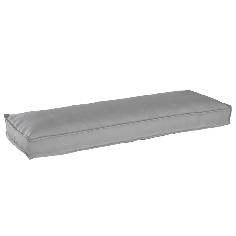 Pallet pagalvių rinkinys 2 pcs Pilka 120 x 40 x 8 cm