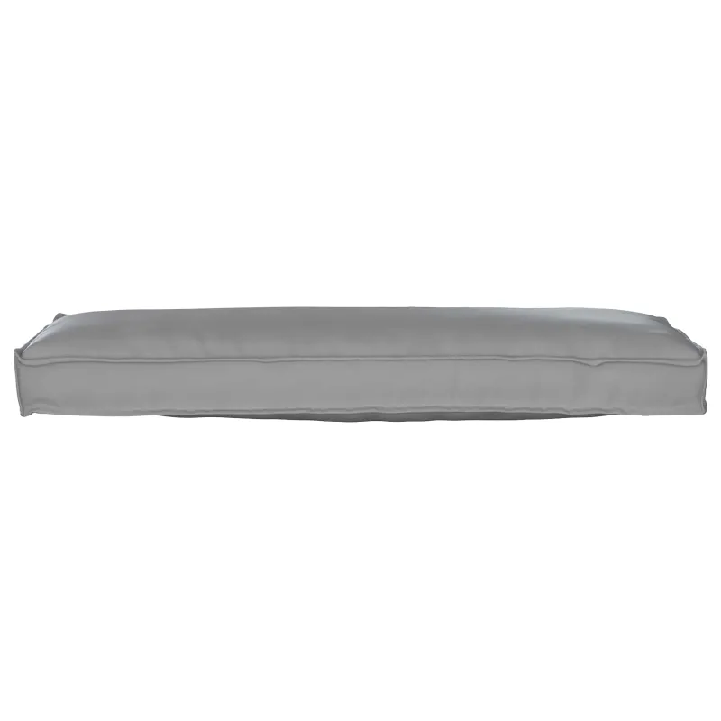Pallet pagalvių rinkinys 2 pcs Pilka 120 x 40 x 8 cm