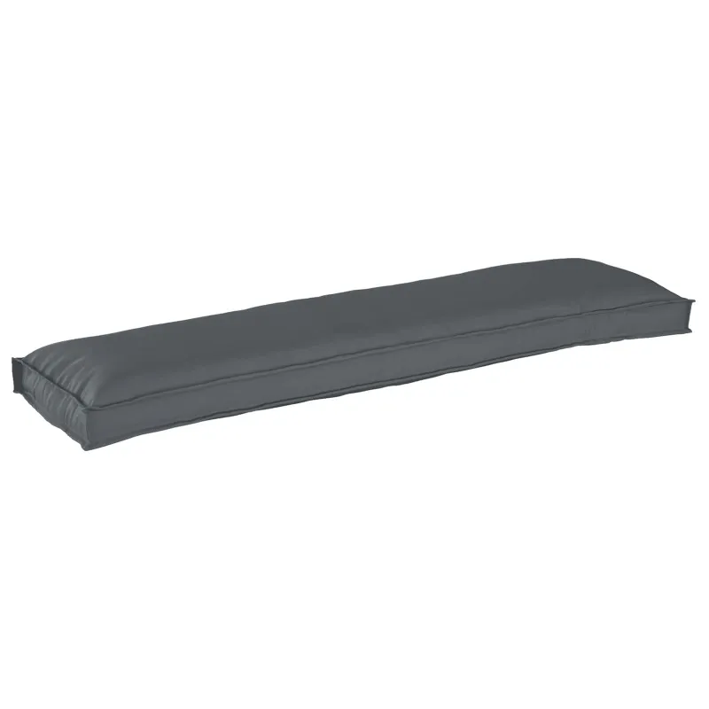 Pallet pagalvių rinkinys 2 pcs Antracitas 150 x 40 x 8 cm