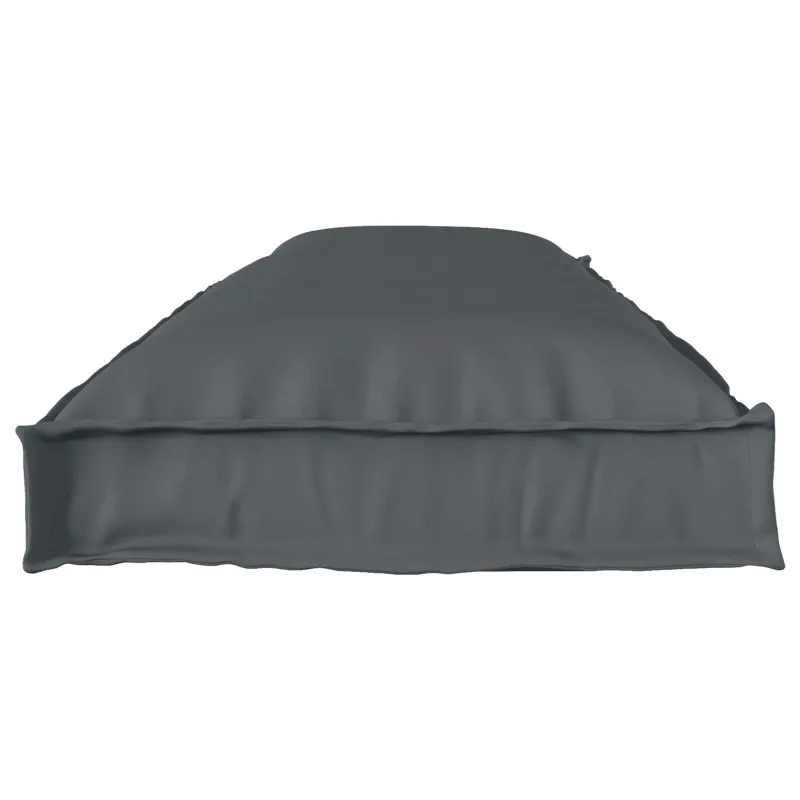 Pallet pagalvių rinkinys 2 pcs Antracitas 150 x 40 x 8 cm