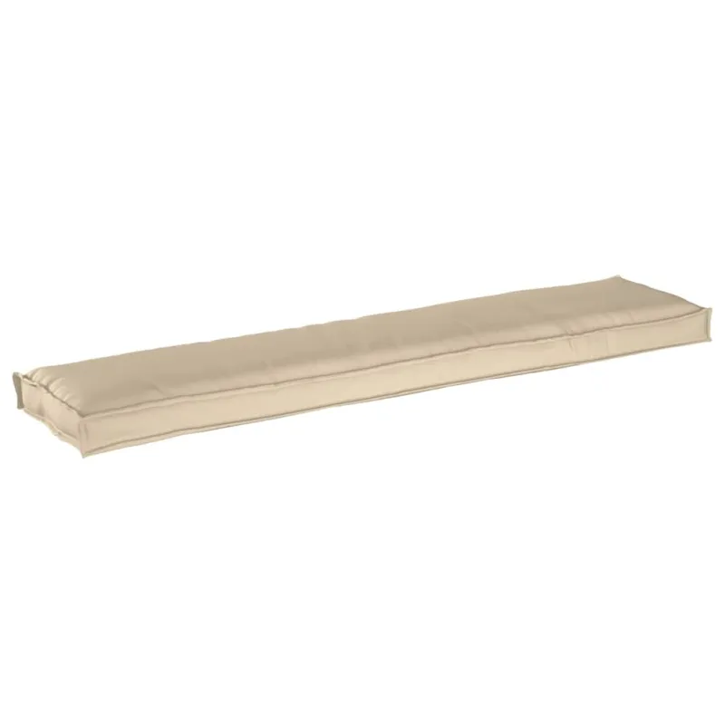 Pallet pagalvių rinkinys 2 pcs Smėlio 180 x 40 x 8 cm