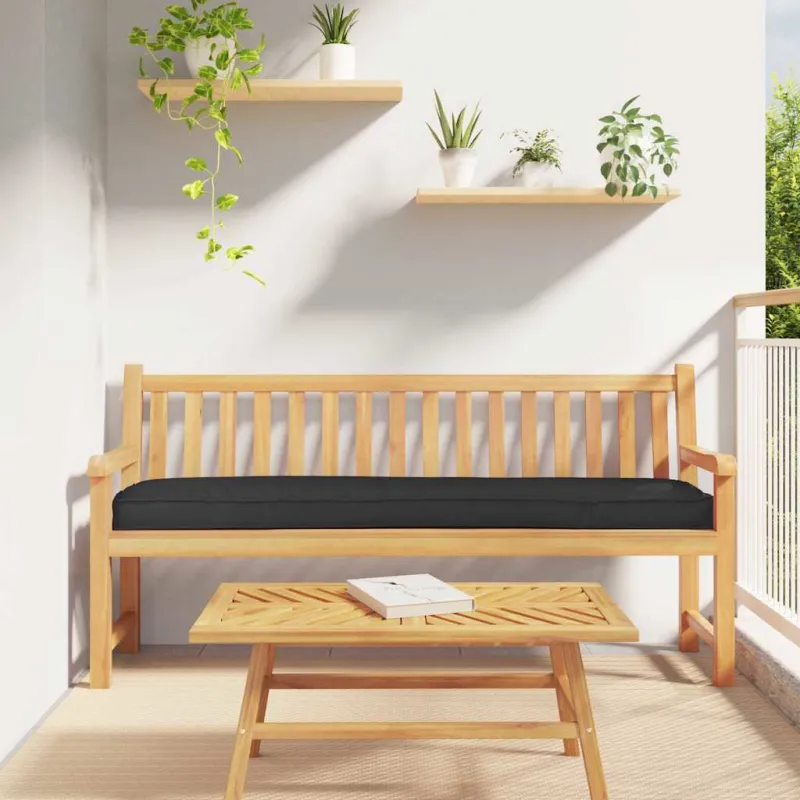 Pallet pagalvių rinkinys 2 pcs Juoda 200 x 40 x 8 cm