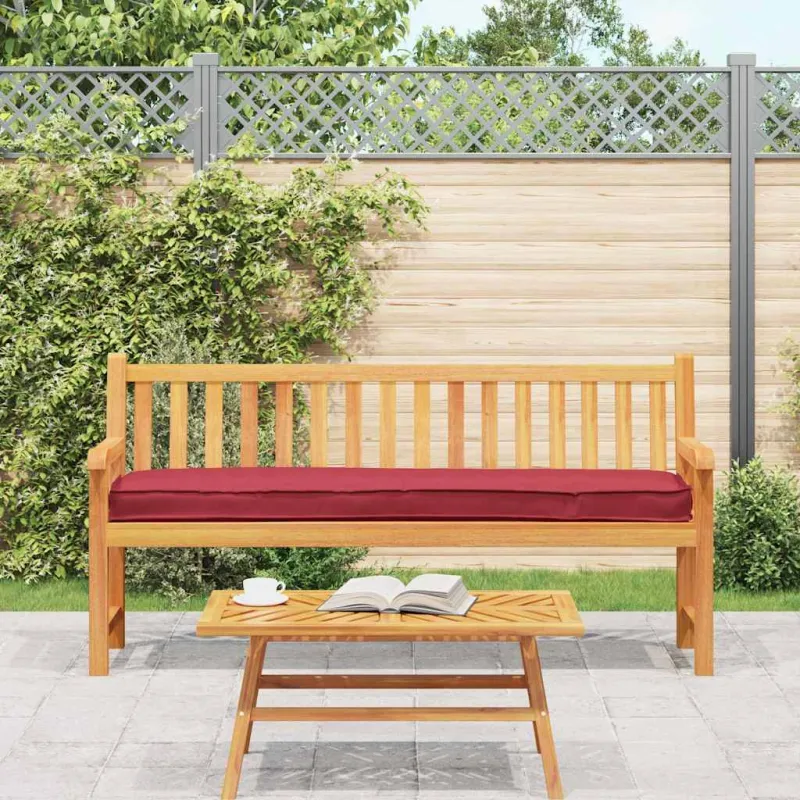 Pallet pagalvių rinkinys 2 pcs Vyno raudona 200 x 40 x 8 cm