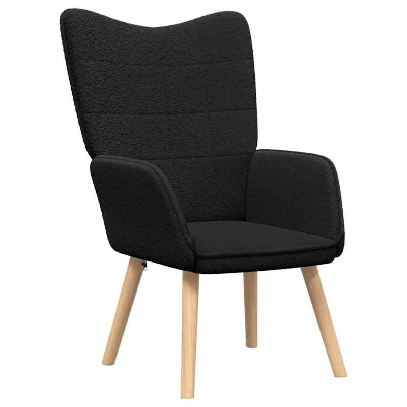 krėslas Juoda 62 x 67 x 95,5 cm Šerpos audinys