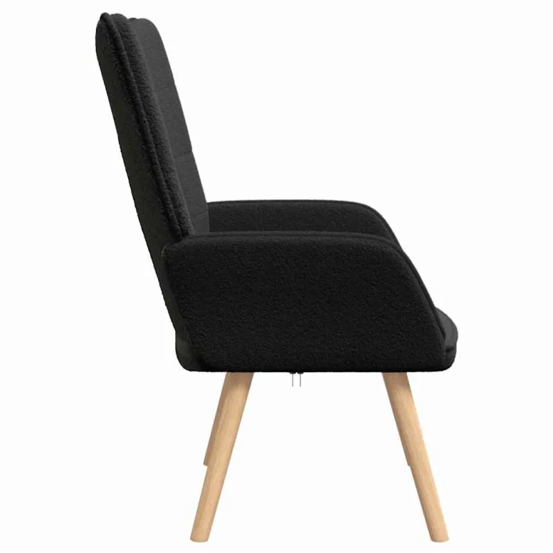 krėslas Juoda 62 x 67 x 95,5 cm Šerpos audinys