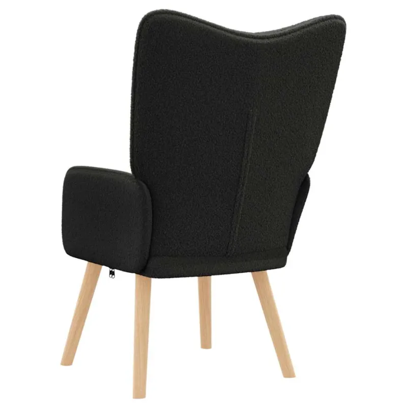 krėslas Juoda 62 x 67 x 95,5 cm Šerpos audinys