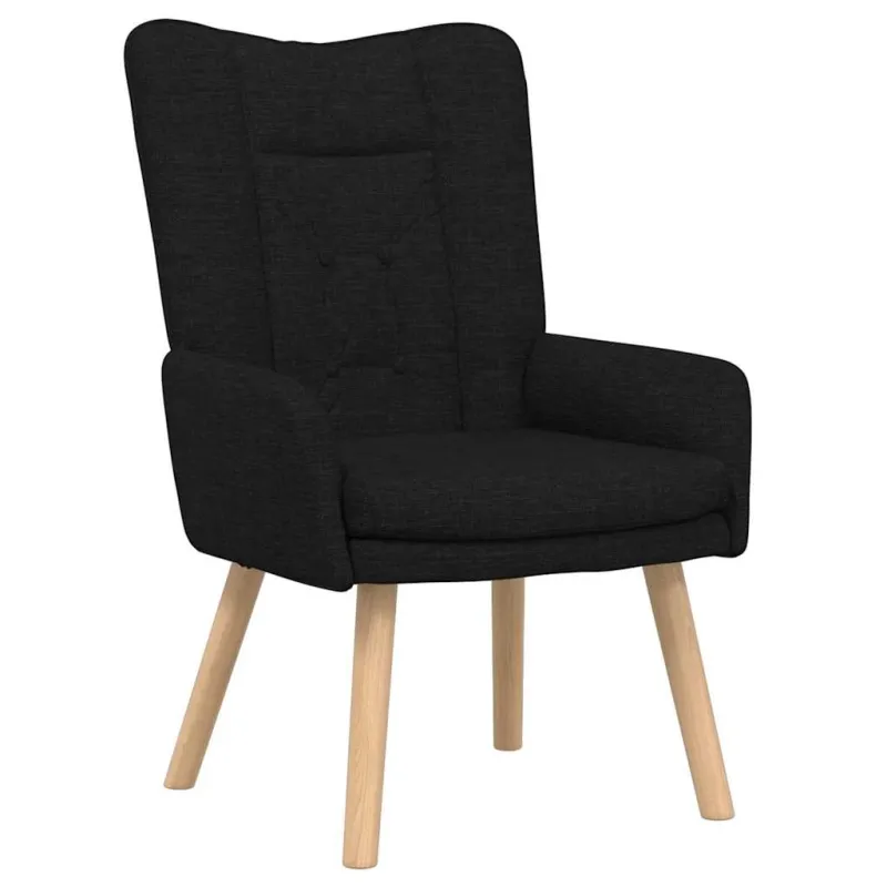 krėslas Juoda 63 x 67 x 94 cm Audinys ir fanera