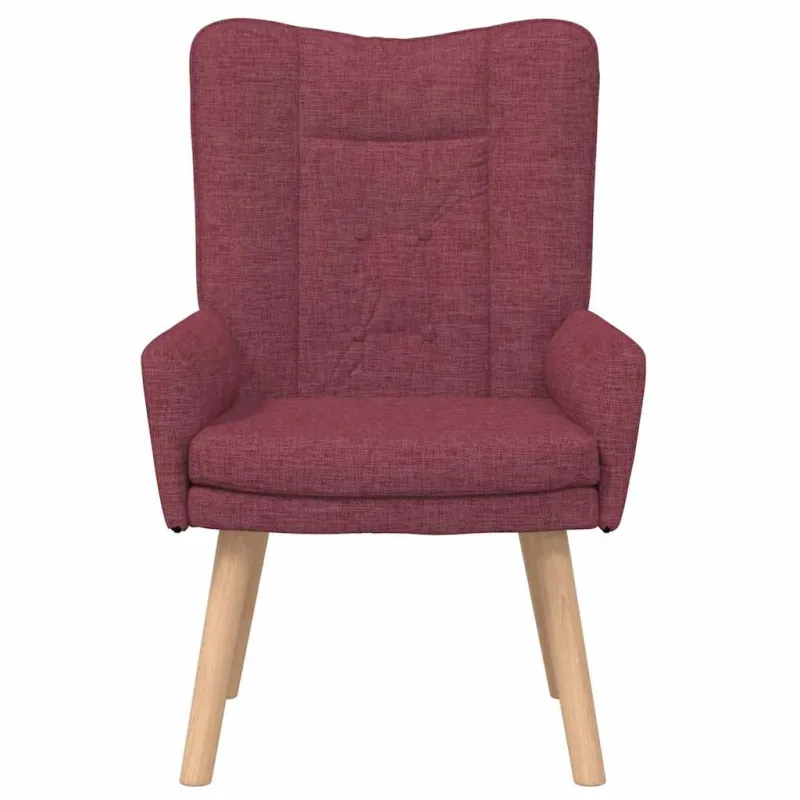 krėslas Vyno raudona 63 x 67 x 94 cm Audinys ir fanera