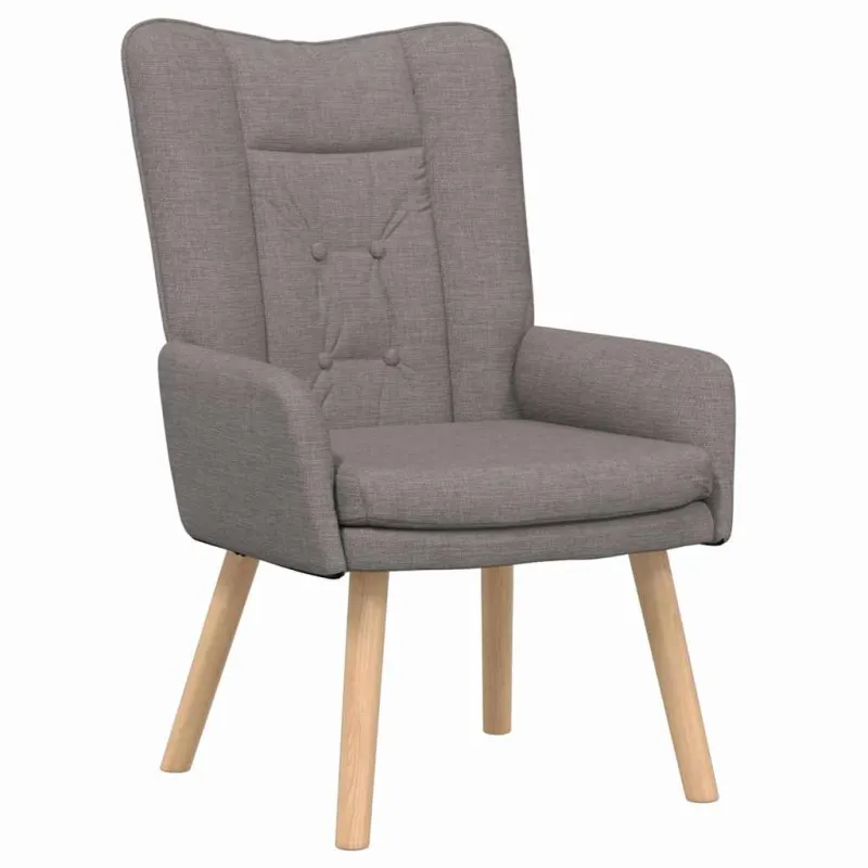 krėslas Taupe 63 x 67 x 94 cm Audinys ir fanera
