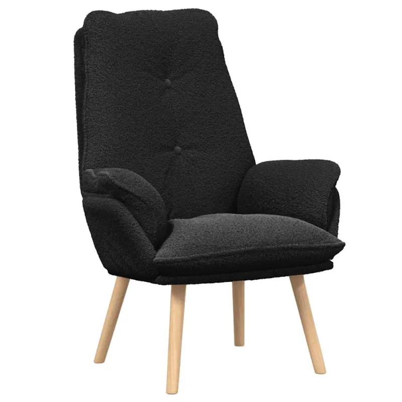 krėslas Juoda 69 x 74 x 93 cm Šerpos audinys