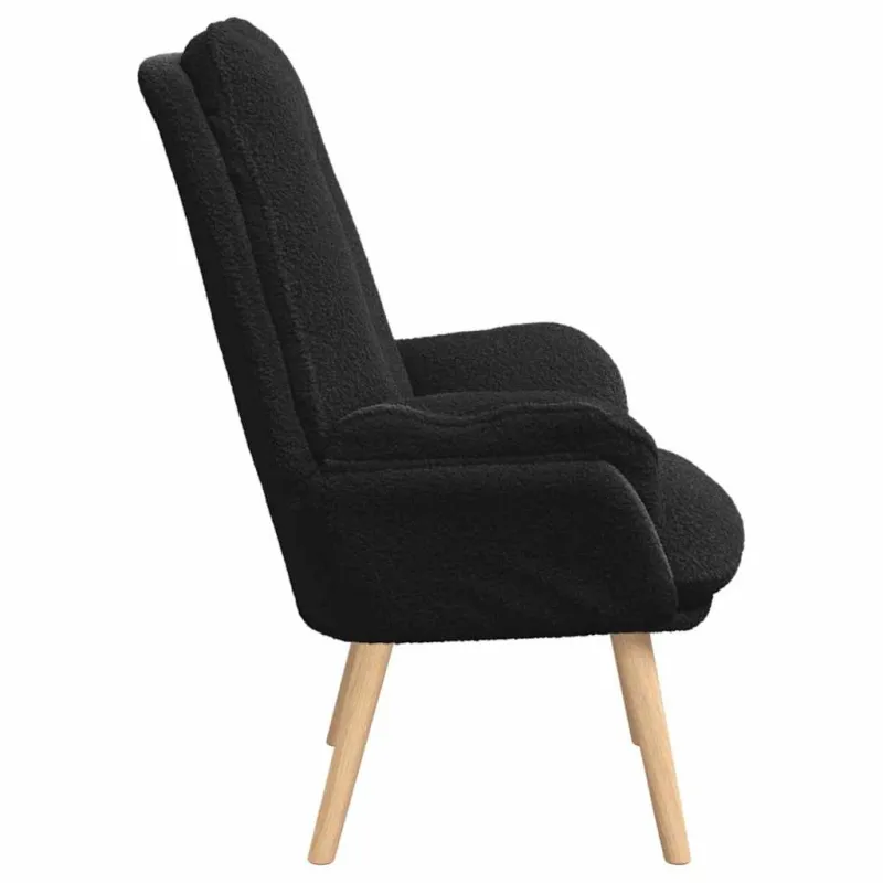 krėslas Juoda 69 x 74 x 93 cm Šerpos audinys