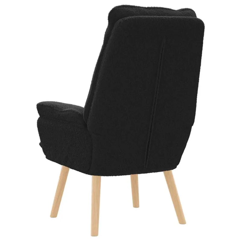 krėslas Juoda 69 x 74 x 93 cm Šerpos audinys