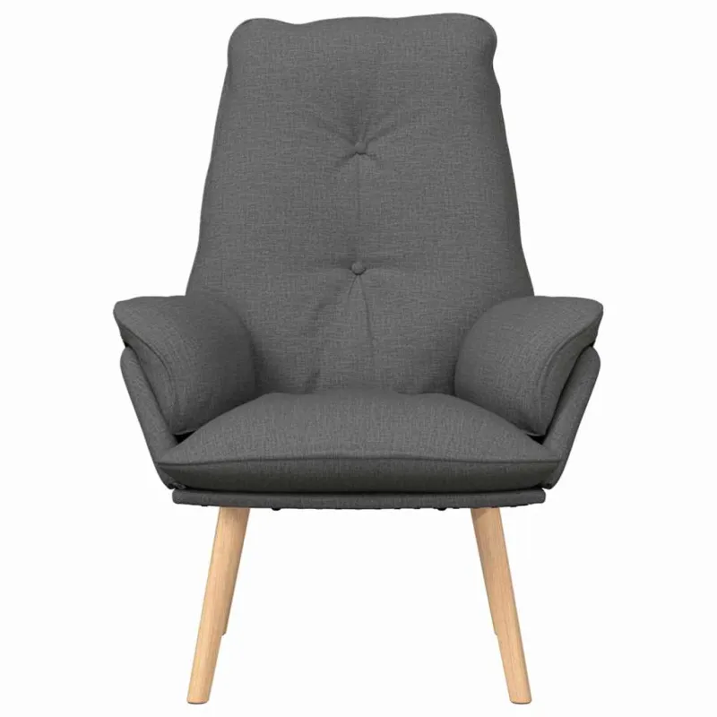 krėslas Tamsiai pilka 69 x 74 x 93 cm Audinys ir Fanera