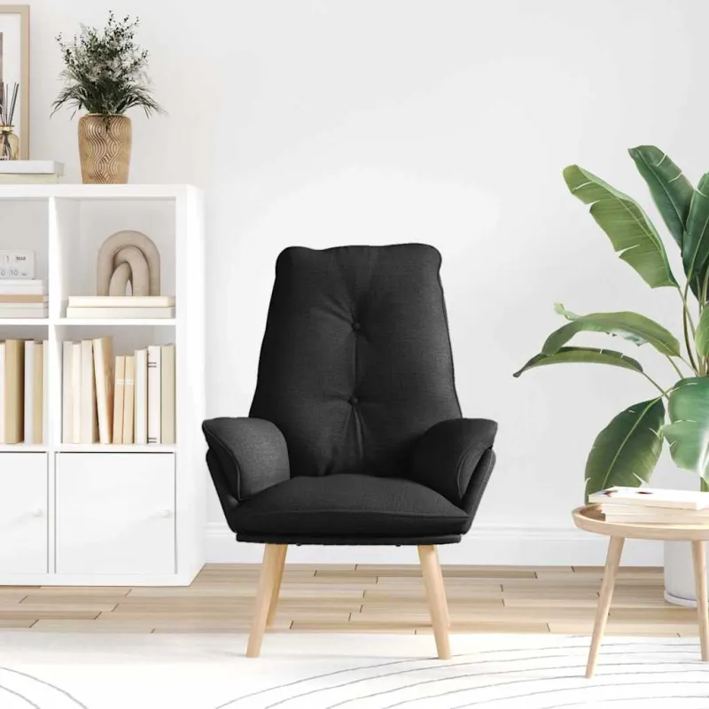 krėslas Juoda 69 x 74 x 93 cm Audinys ir Fanera