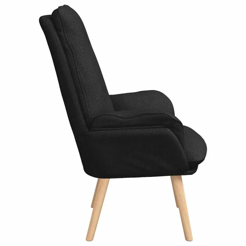 krėslas Juoda 69 x 74 x 93 cm Audinys ir Fanera
