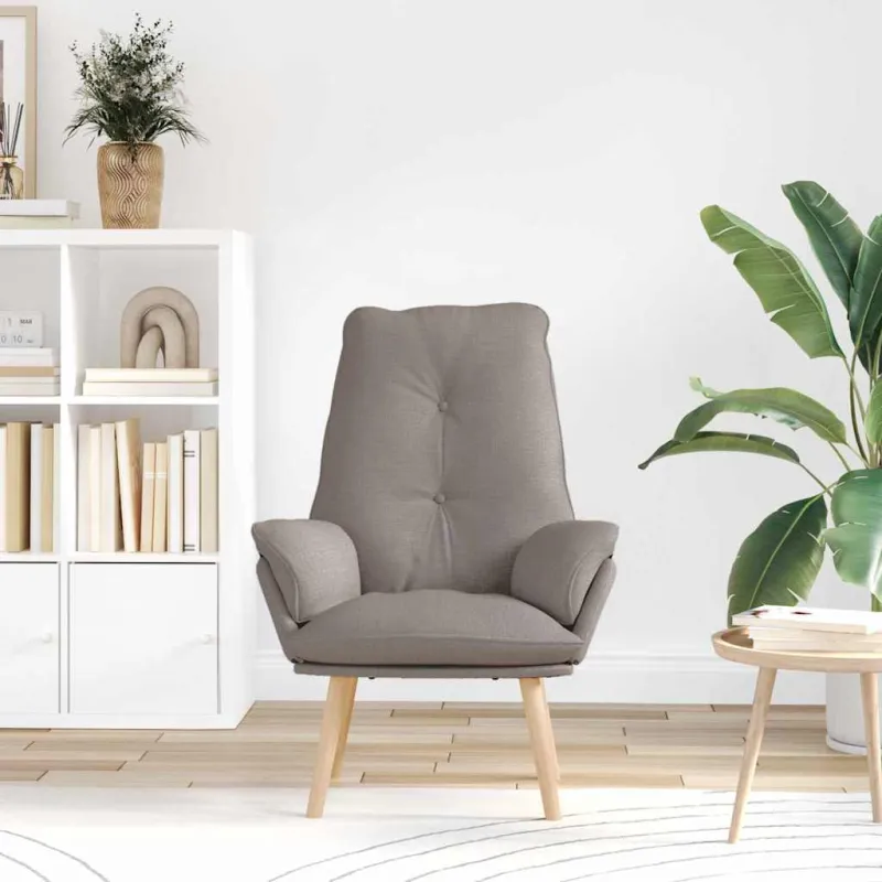 krėslas Taupe 69 x 74 x 93 cm Audinys ir Fanera