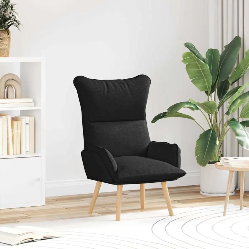 krėslas Juoda 69 x 74 x 93 cm Audinys ir Fanera