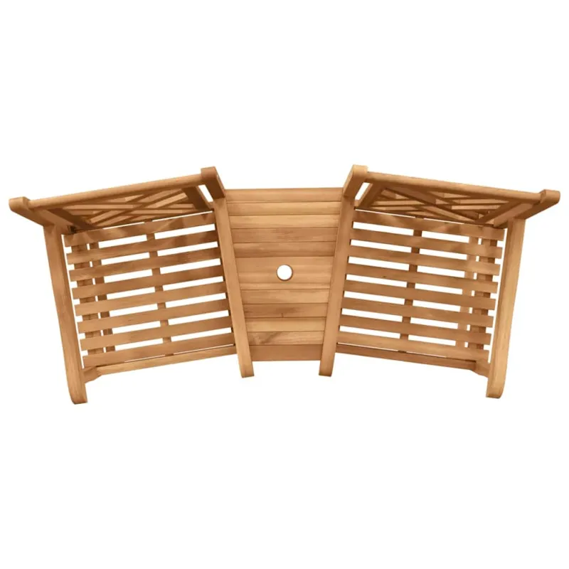 Sodo lauko kėdės 152 x 63 x 89 cm Kieto teka medžio