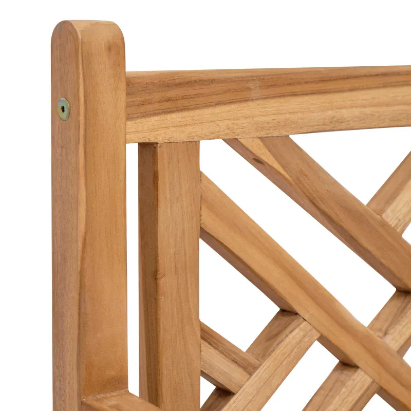 Sodo Kėdė 2 pcs 60 x 58 x 90 cm Kieto teka medžio