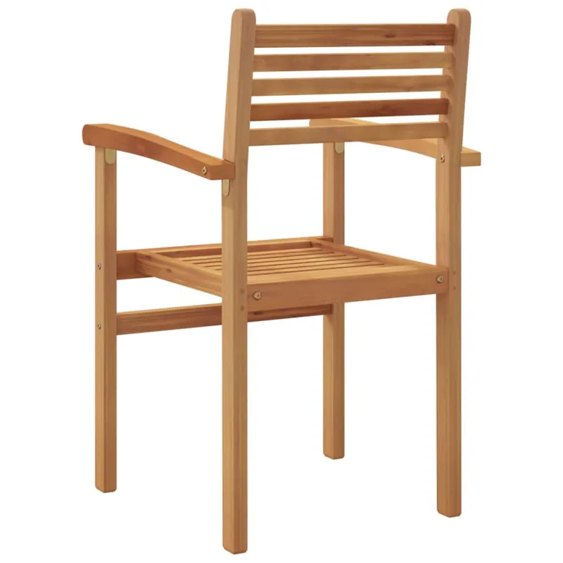 Kėdė 4 pcs Ruda 56 x 55 x 90.5 cm Kieto teka medžio