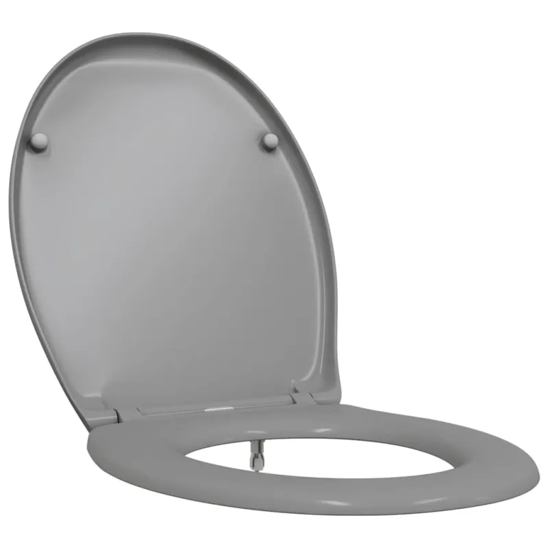 Tualeto sėdynė Pilka 47 x 37 x 4 cm Duroplastas