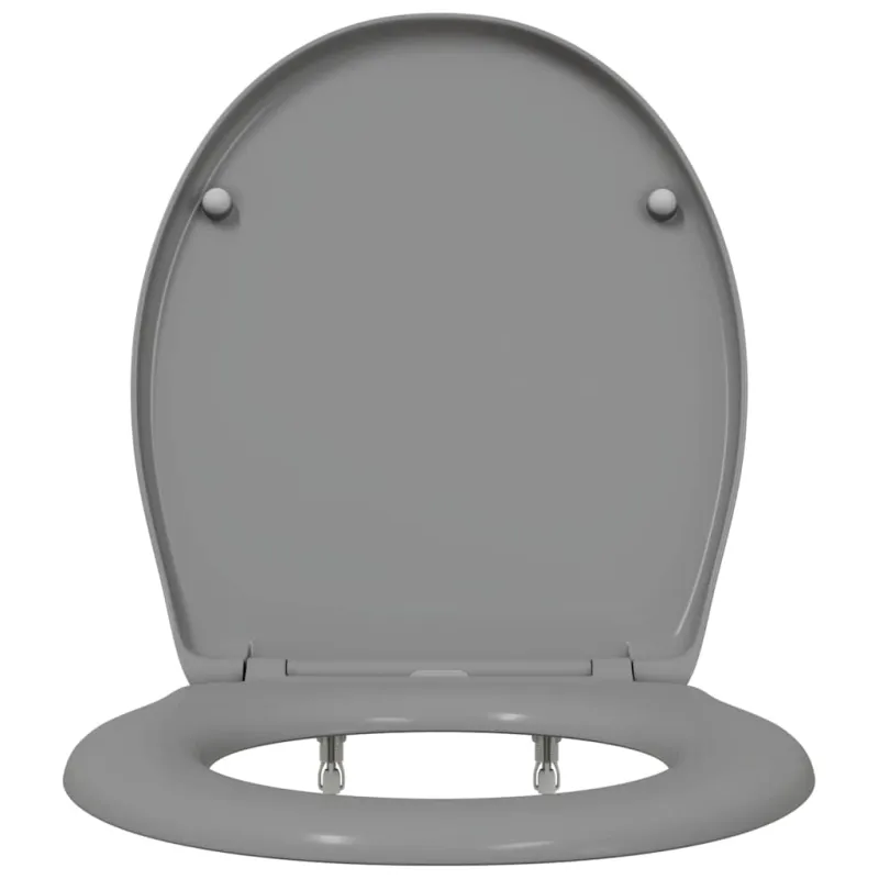 Tualeto sėdynė Pilka 47 x 37 x 4 cm Duroplastas