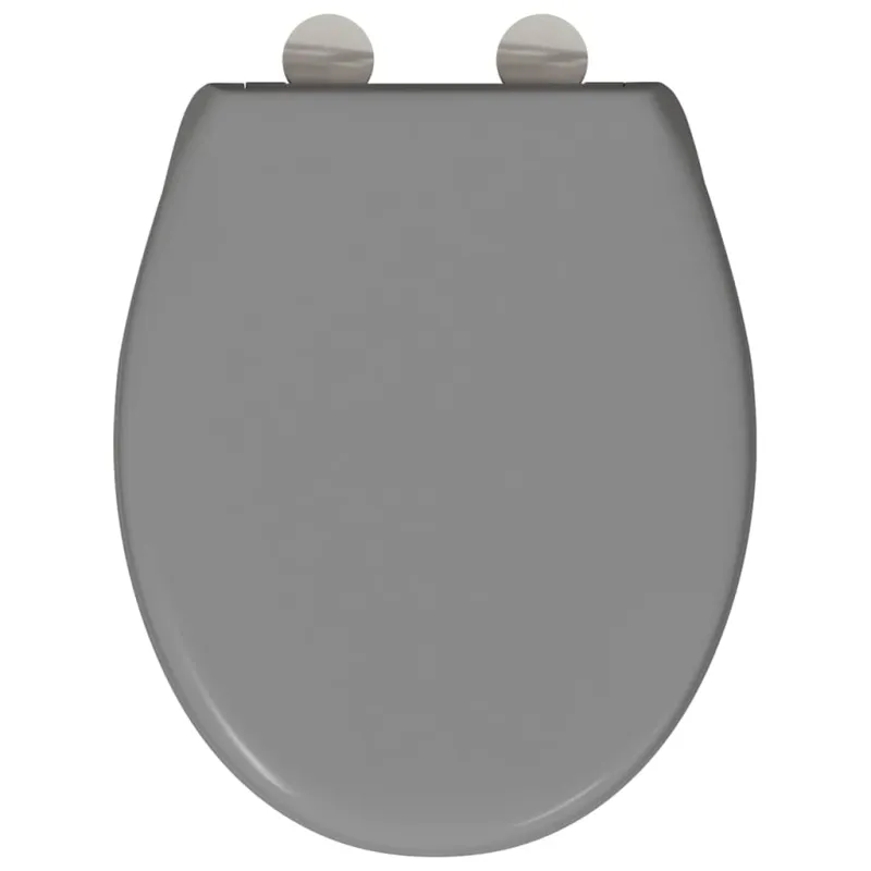 Tualeto sėdynė Pilka 47 x 37 x 4 cm Duroplastas